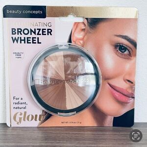 NWT Beauty Concepts illuminating Bronzer Wheel for Radiant Healthy Natural Glow